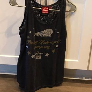Indian Motorcycle tank top.   Other Indian tops also for sale.